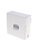 Etiket Rillprint 25mm 500st op rol rond wit