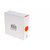 Etiket Rillprint 25mm 500st op rol fluor rood