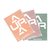 Bloc-notes Aurora A4 ligné 100 feuilles 70g assorti