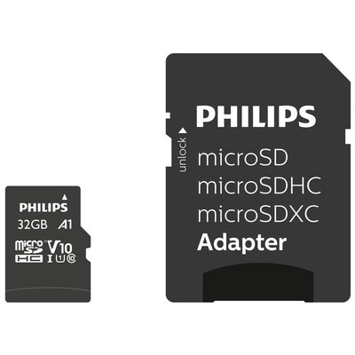 Micro SDHC Card Philips Class 10 UHS-I U1 32GB