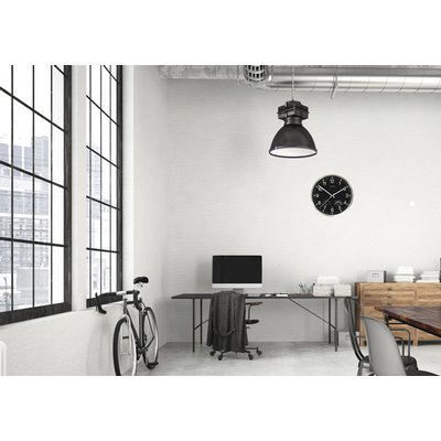 Wandklok Unilux Wetty grijs