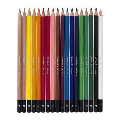 Crayon de couleur Bruynzeel set 18 couleurs