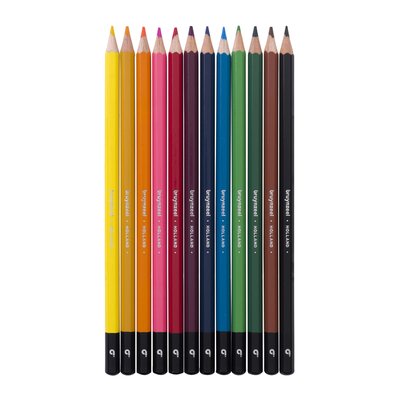 Crayon de couleur Bruynzeel boîte métal 12 pièces