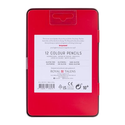 Crayon de couleur Bruynzeel boîte métal 12 pièces