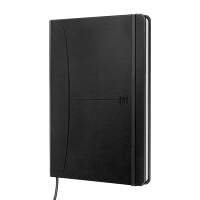 Carnet de notes Oxford Signature A5 ligné 80 feuilles noir