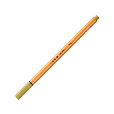 Fineliner STABILO point 88/66 fijn khaki