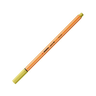 Fineliner STABILO point 88/67 fijn mosterd
