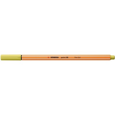 Fineliner STABILO point 88/67 fijn mosterd