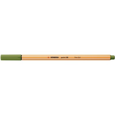 Fineliner STABILO point 88/35 Fin vert mousse