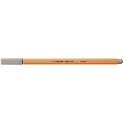Fineliner STABILO point 88/93 fijn warm grijs