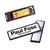 Badge Durable Clip Card à aimant 17x67mm 25 pièces