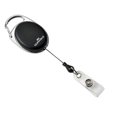 Afrolmechanisme Durable Style met drukknopsluiting zwart