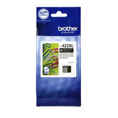 Inktcartridge Brother LC-422XLBK zwart