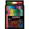 Feutre STABILO pointMax 488/24 Arty Medium assorti étui 24 pièces Photo