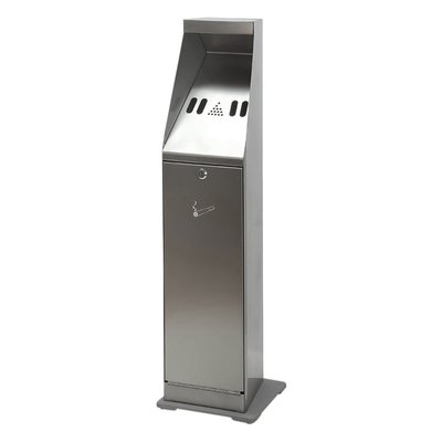 Cendrier sur colonne Vepa Bins inox 31025411
