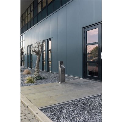 Cendrier sur colonne Vepa Bins inox 31025411