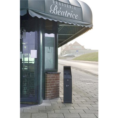Cendrier sur colonne Vepa Bins noir 31043774