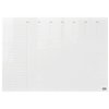 Planning semaine Nobo transparent acryl A4 Photo