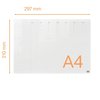Planning semaine Nobo transparent acryl A4 Photo