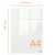 Bloc-notes acrylique Nobo A4 transparent