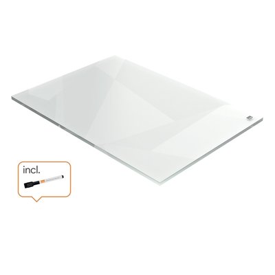 Bloc-notes acrylique Nobo A4 transparent