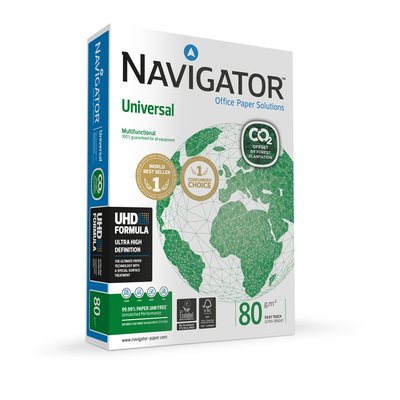 Kopieerpapier Navigator Universal CO2 A4 80gr wit 500 vel