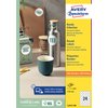 Etiket Avery L3415 rond 40mm wit 2400 stuks foto