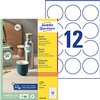 Etiket Avery L3416 rond 60mm wit 1200 stuks foto