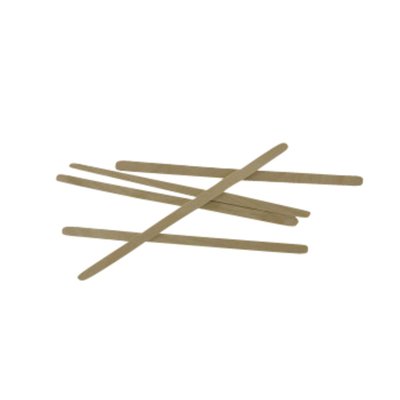 Roerstaafje IEZZY 110mm hout 1000 stuks