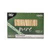 Roerstaafje Papstar 110x3mm bamboe 1000 stuks foto