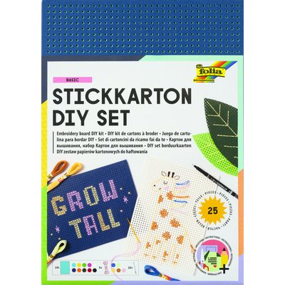 Kit broderie Folia 25 pièces