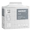 Handdoek Katrin Plus w-vouw 3-laags 240x320mm 25x90 vel wit 61563 foto