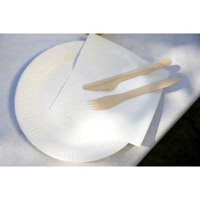 Bord IEZZY Ø180mm karton 100 stuks wit