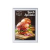 Cadre clipsable Quantore Premium A4 25mm argent Photo