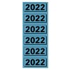 Rugetiket Elba 2022 57x25mm blauw foto