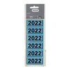 Rugetiket Elba 2022 57x25mm blauw foto