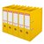 Ordner Esselte No 1 Power PP 75 mm geel 5 stuks