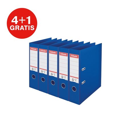 Classeur à levier Esselte Vivida N°1 multipack 75mm A4 5 pièces bleu