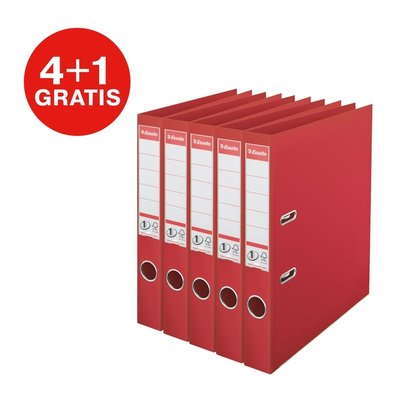 Ordner Esselte No 1 Power PP 50 mm rood 5 stuks