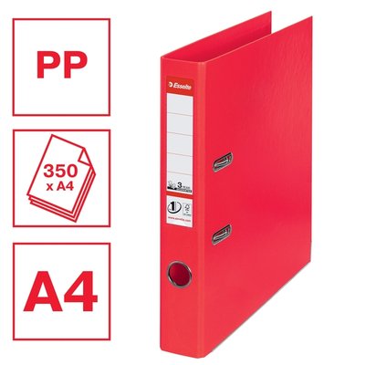 Ordner Esselte No 1 Power PP 50 mm rood 5 stuks