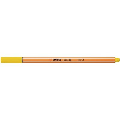 Fineliner STABILO point 88/24 fijn citroengeel