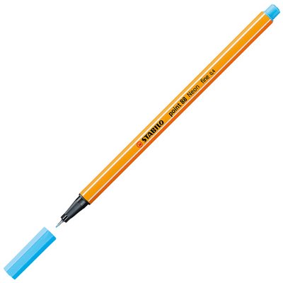 Fineliner STABILO Point 88 /031 Fin bleu fluo