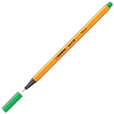 Fineliner STABILO point 88/16 Fin vert émeraude clair