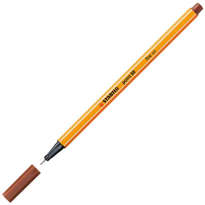 Fineliner STABILO point 88/38 fijn krijtrood