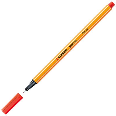 Fineliner STABILO point 88/48 Fin rouge clair
