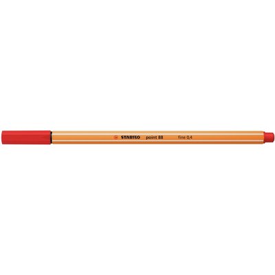 Fineliner STABILO point 88/48 Fin rouge clair