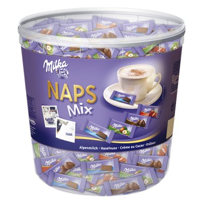 Chocolade Milka Naps mix