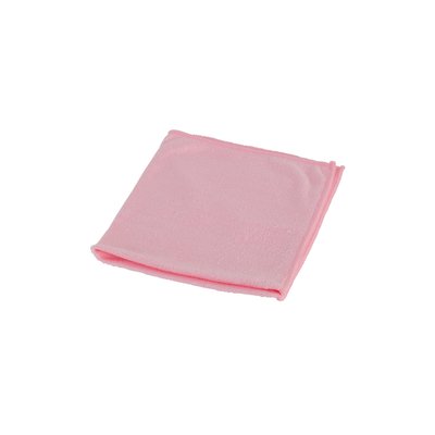 Chiffon microfibre Cleaninq Basic 38x38cm rouge 5 pièces
