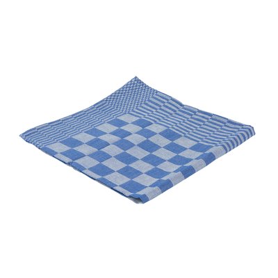 Torchon vaisselle Cleaninq bloc bleu 65x65cm 6 pièces