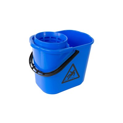 Mopemmer spaans Cleaninq met korf 12L blauw